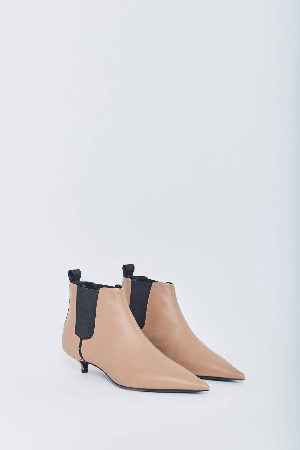 Kalliste K30 KITTEN HEEL BOOTS CAMEL Sottocosto