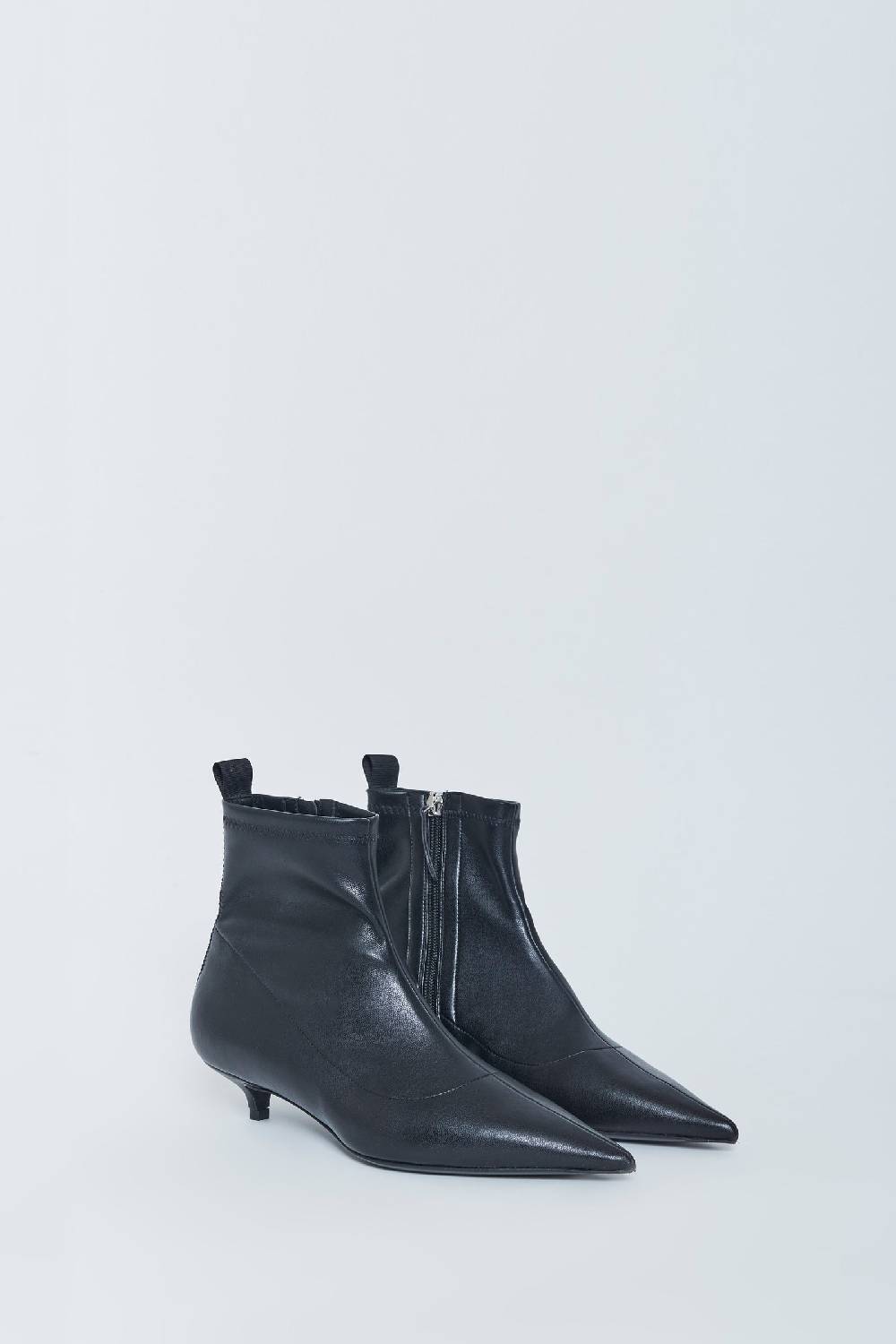 Kalliste K30 KITTEN HEEL BOOTS BLACK Convenienza