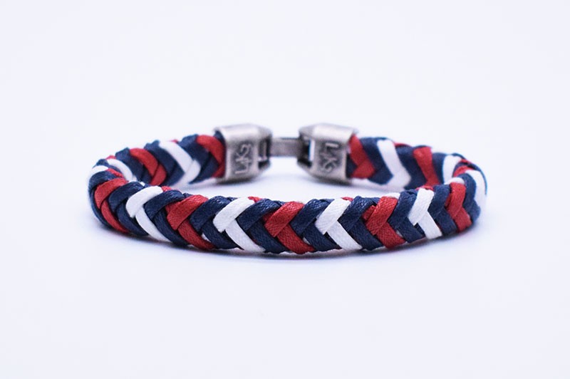 L4k3 CUOIO 01 - Blue Navy - Bianco - Rosso Saldi Di Fabbrica