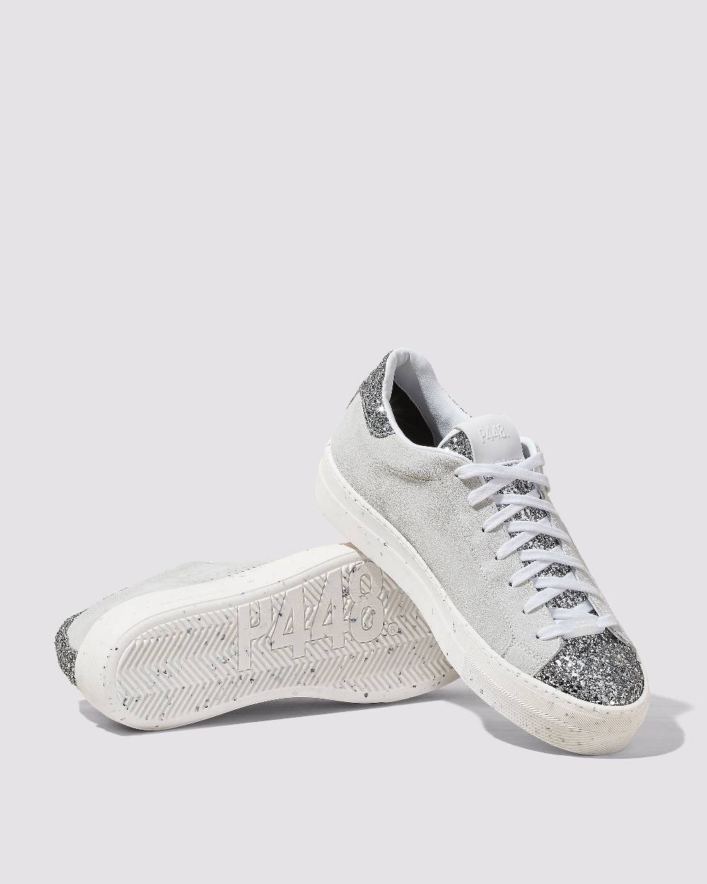 P448 Thea Recycled White/Silver Moda