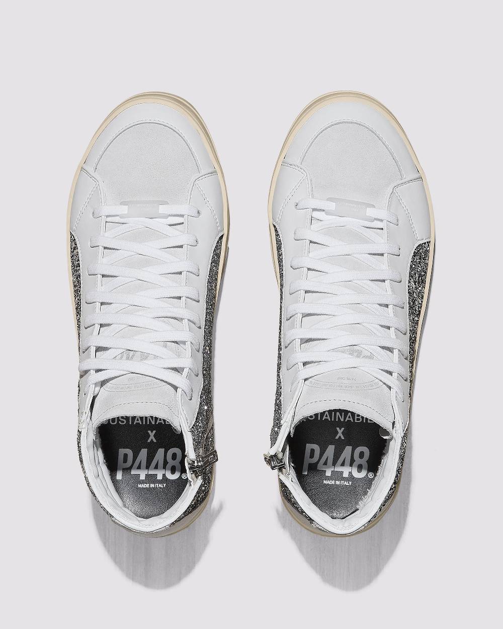P448 Skate Recycled White/Silver 2025