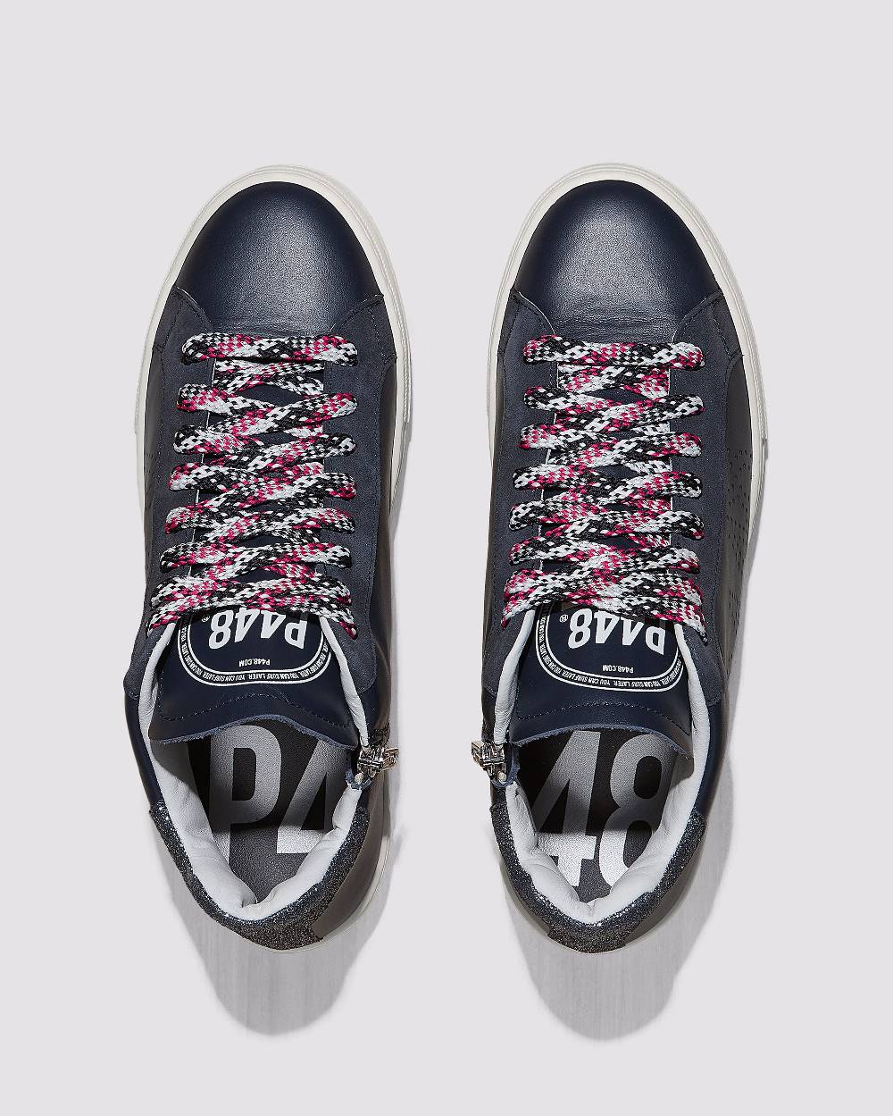 P448 Thea Mid Glitterfine/Navy In Saldo