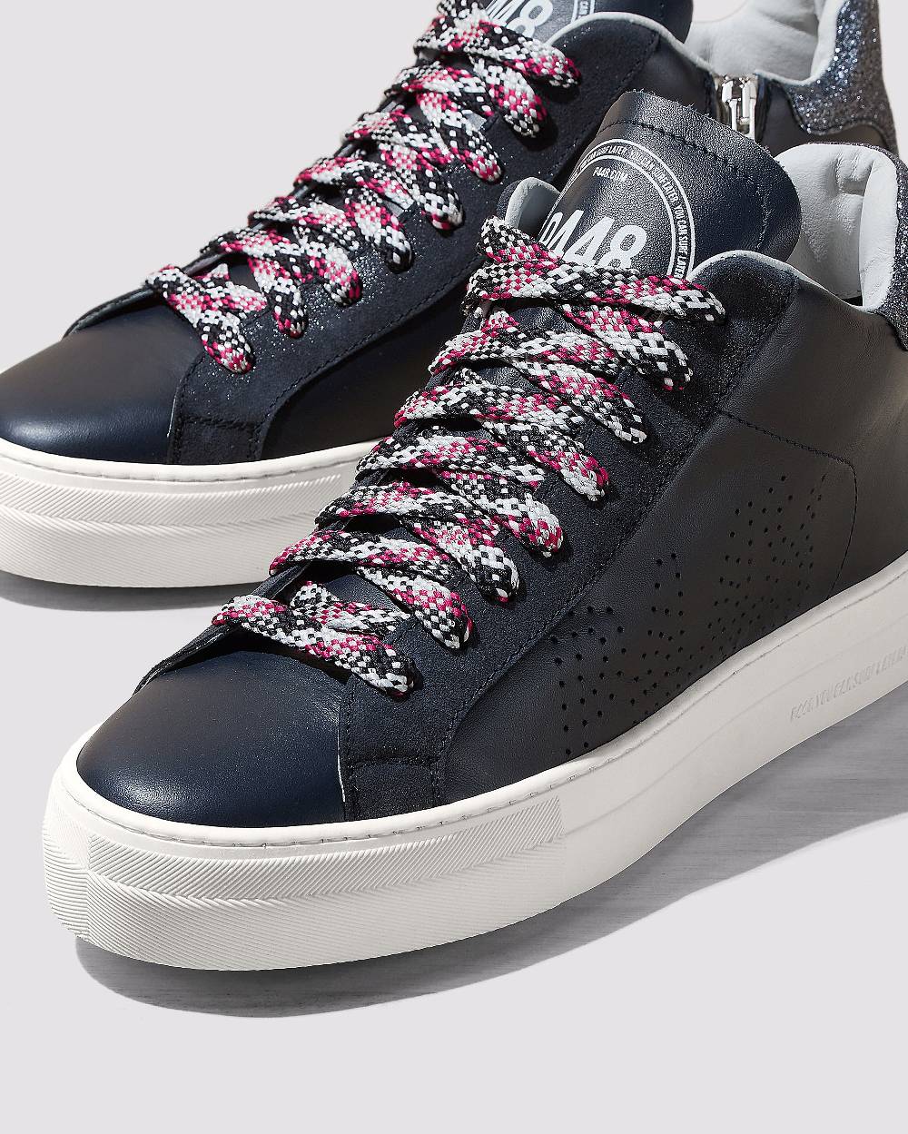 P448 Thea Mid Glitterfine/Navy In Saldo