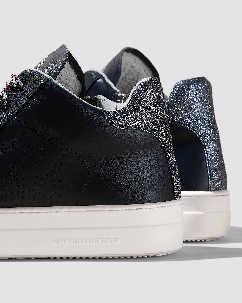 P448 Thea Mid Glitterfine/Navy In Saldo