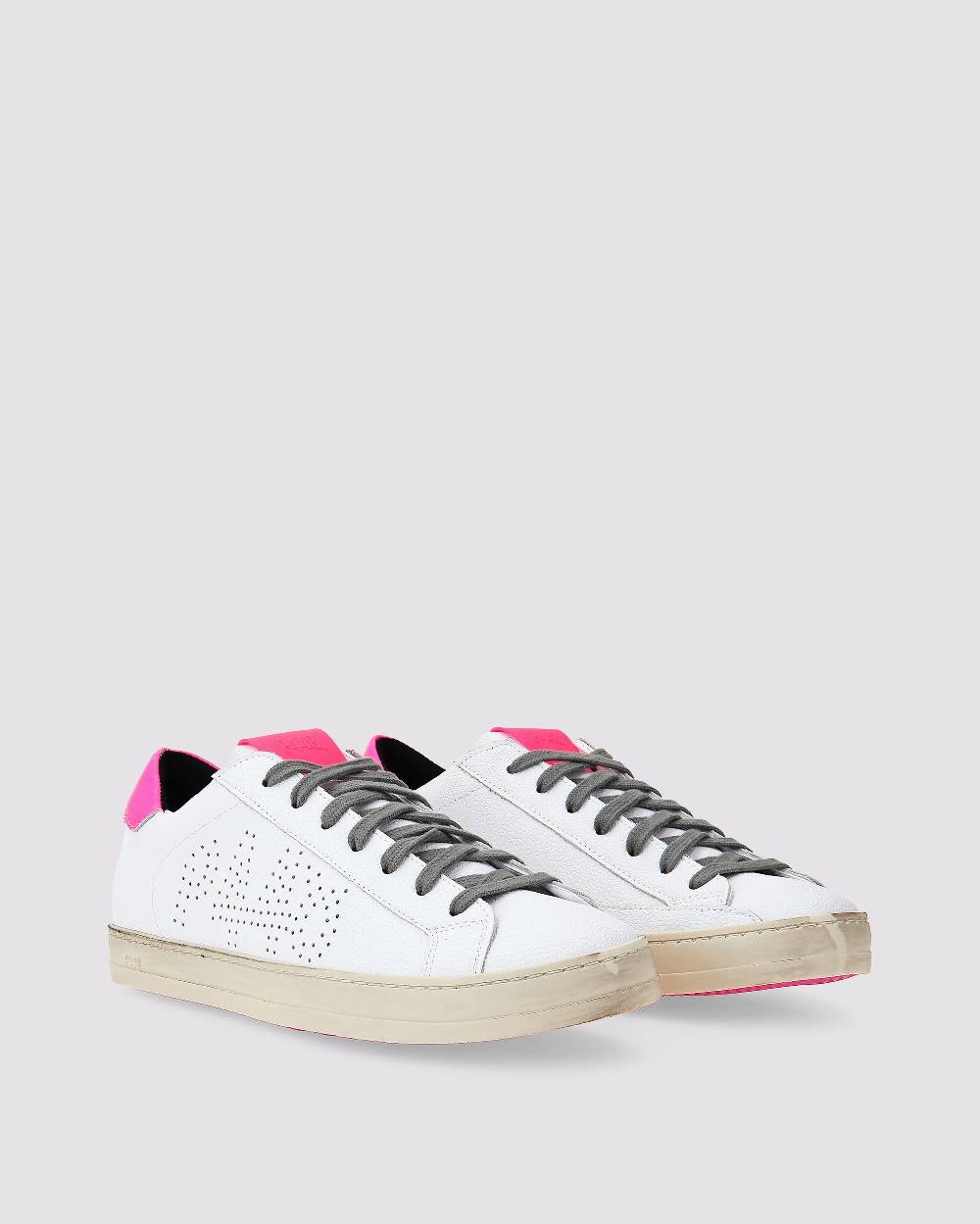 P448 John Recycled White/Fuchsia Vendita Calda