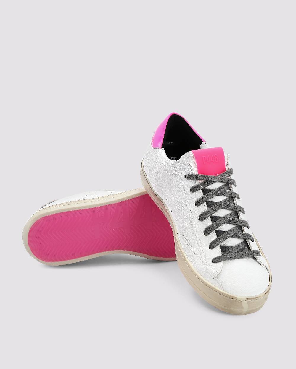 P448 John Recycled White/Fuchsia Vendita Calda