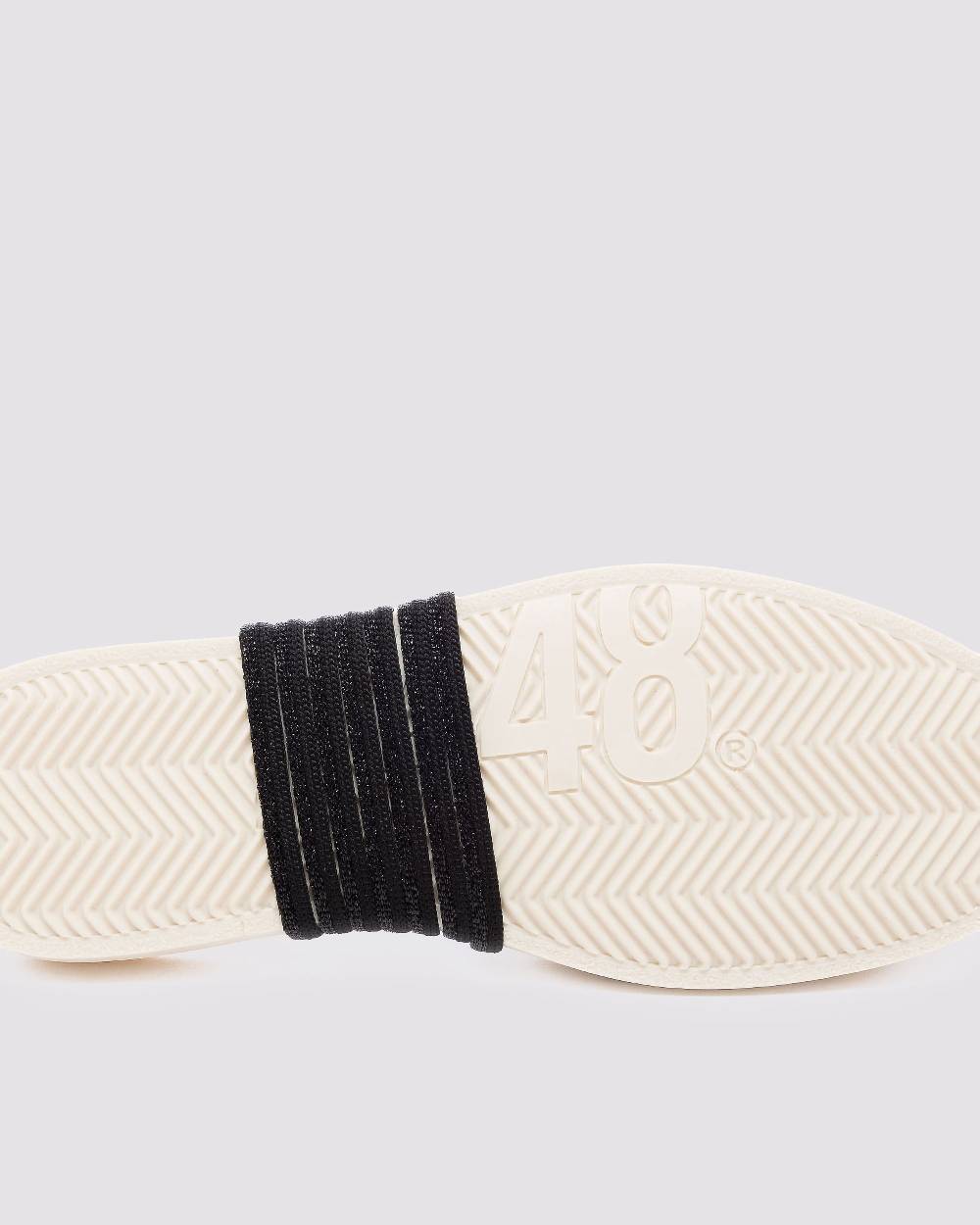P448 Shoelaces Black Glitter Offerta