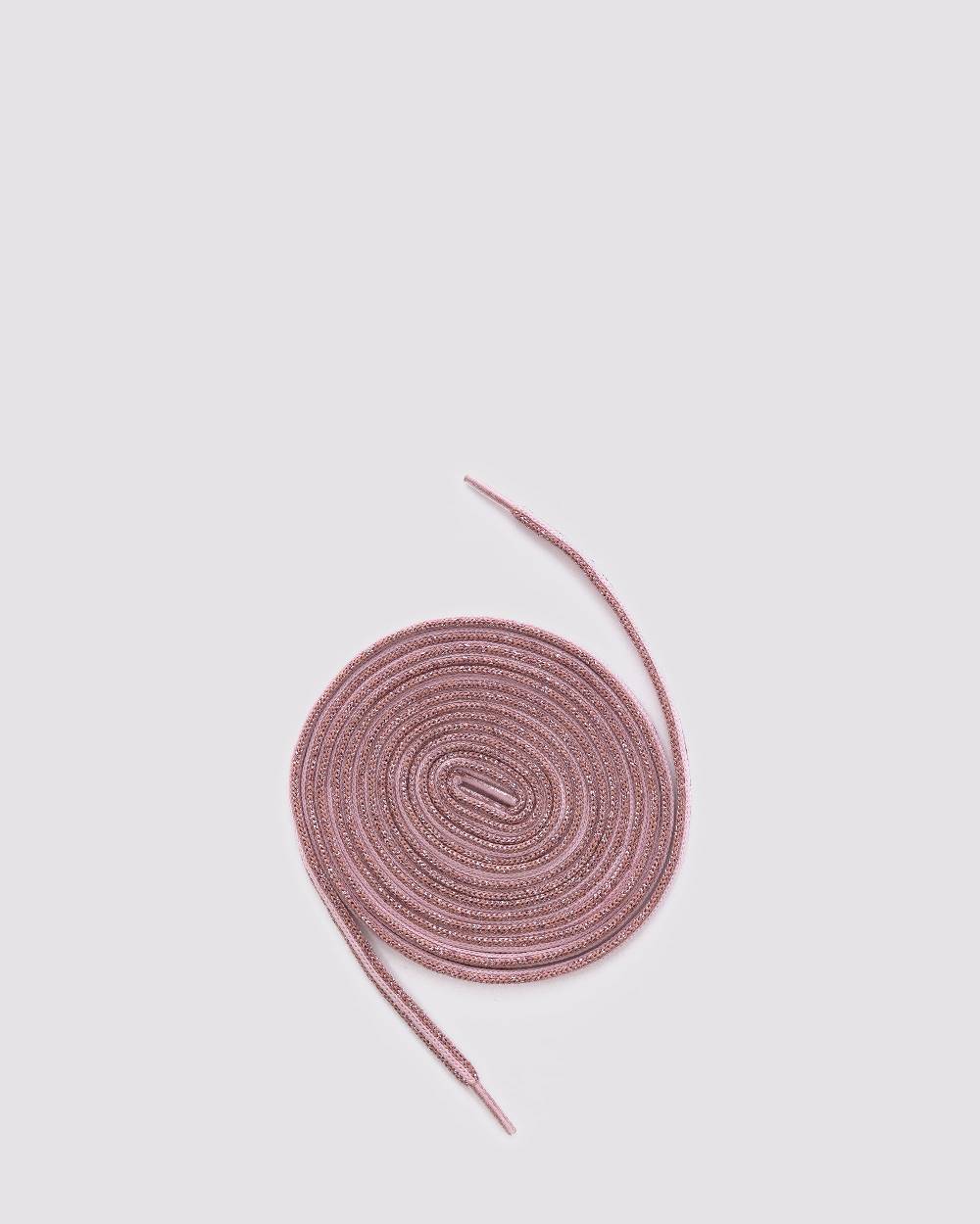 P448 Shoelaces Rose/Pink Glitter Nuova