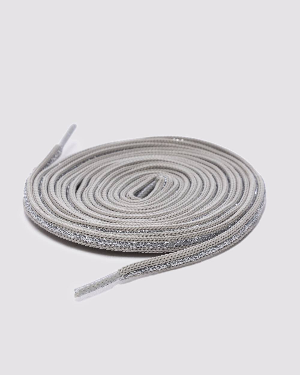 P448 Shoelaces Multi Silver Moda