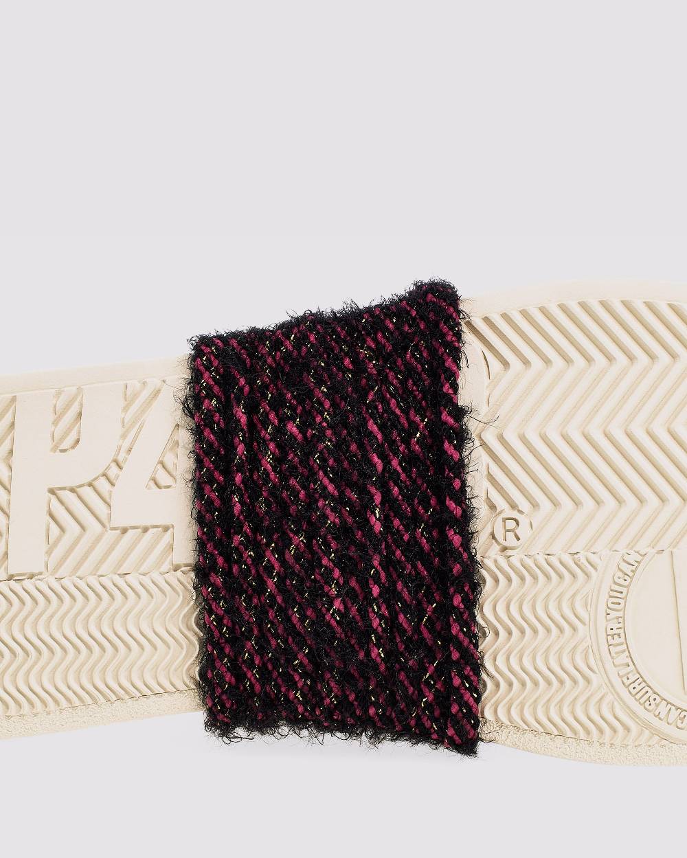 P448 Shoelaces Fuchsia/Black/Gold Spedizione Gratuita