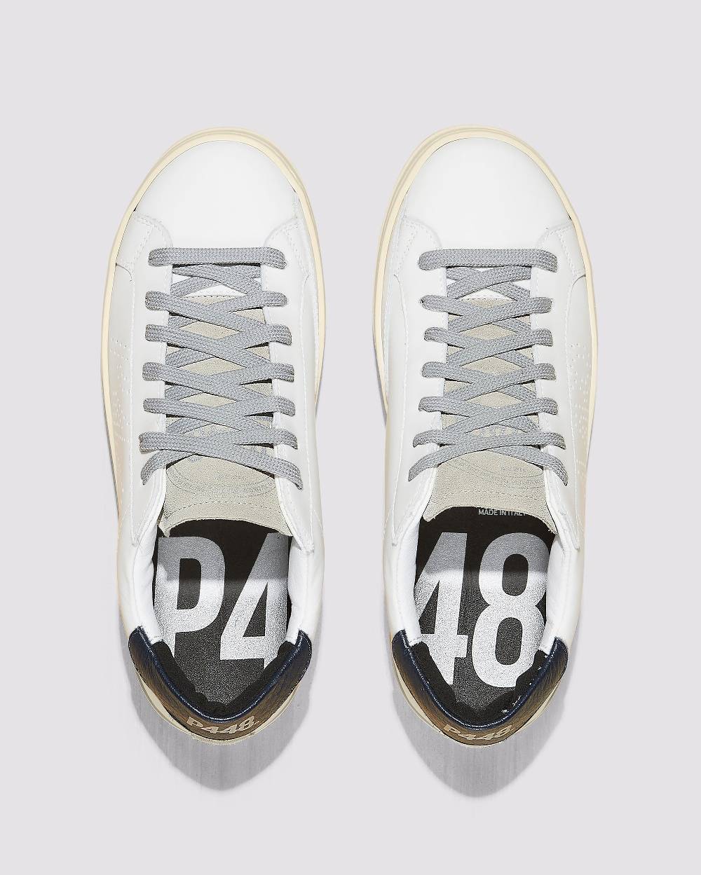 P448 John White/Navy In Linea