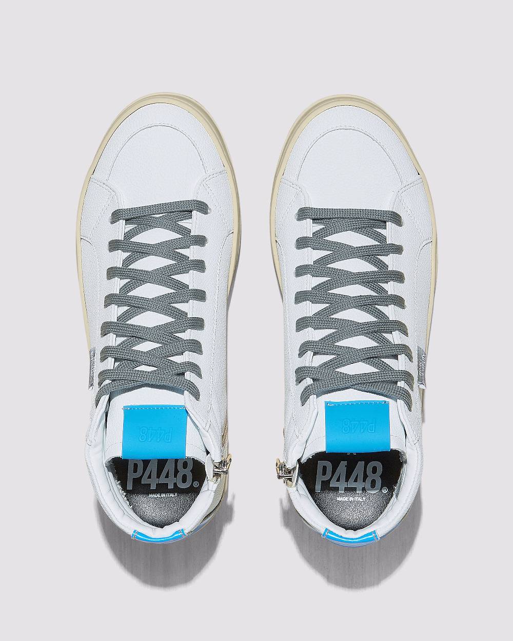 P448 Skate Recycled White/Blue Offerta