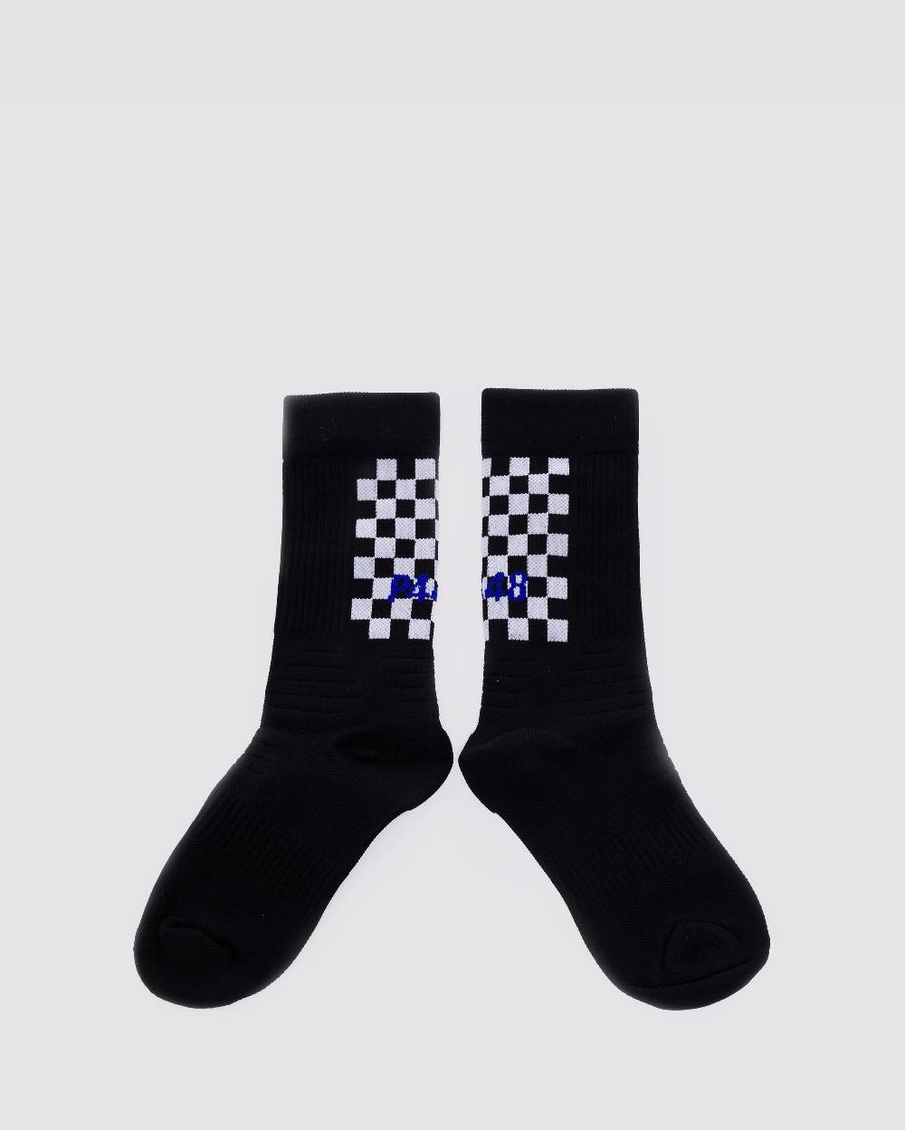 P448 Socks Black/Check Saldi Di Fabbrica