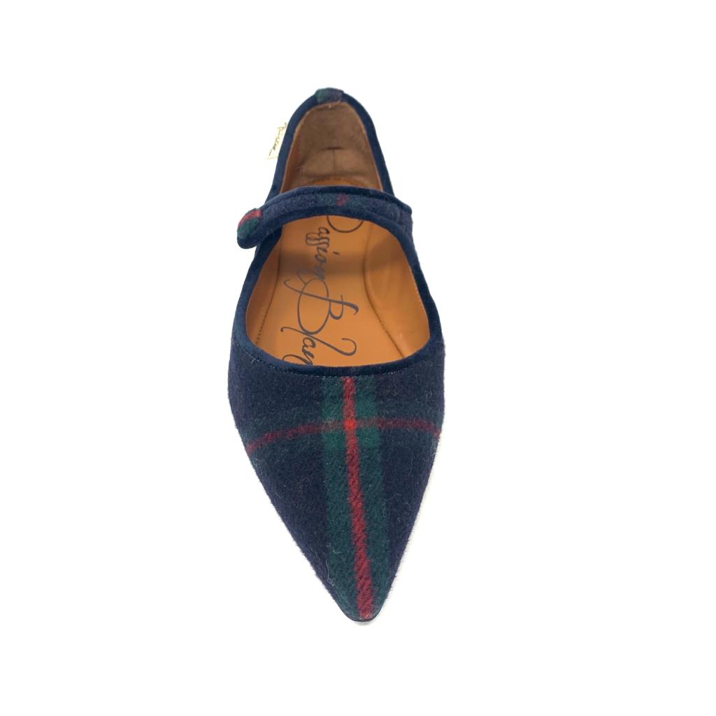 Passion Blanche Sophia Lana Tartan Blu Pezzi Unici