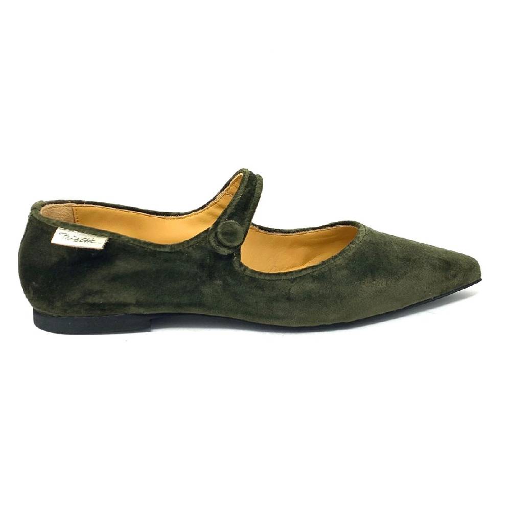 Passion Blanche Sophia Velluto Verde Militare Negozi Online