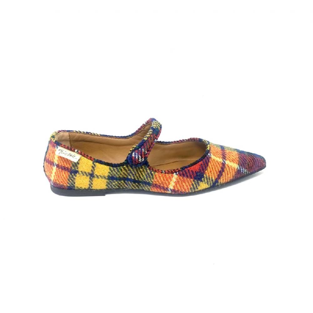 Passion Blanche Sophia Tartan Mix Lana Saldi Di Fabbrica