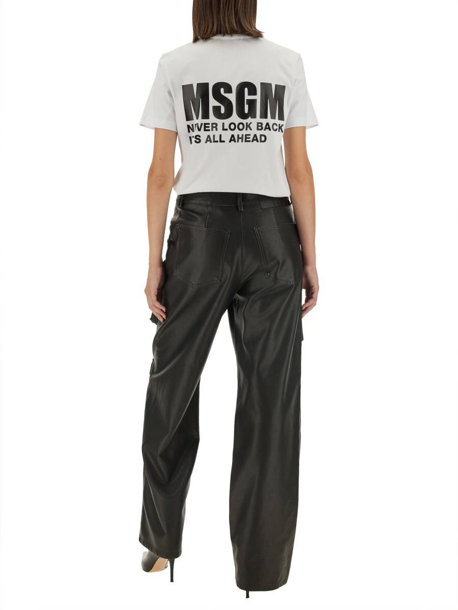MSGM T-SHIRT CON LOGO Prezzo Ridotto