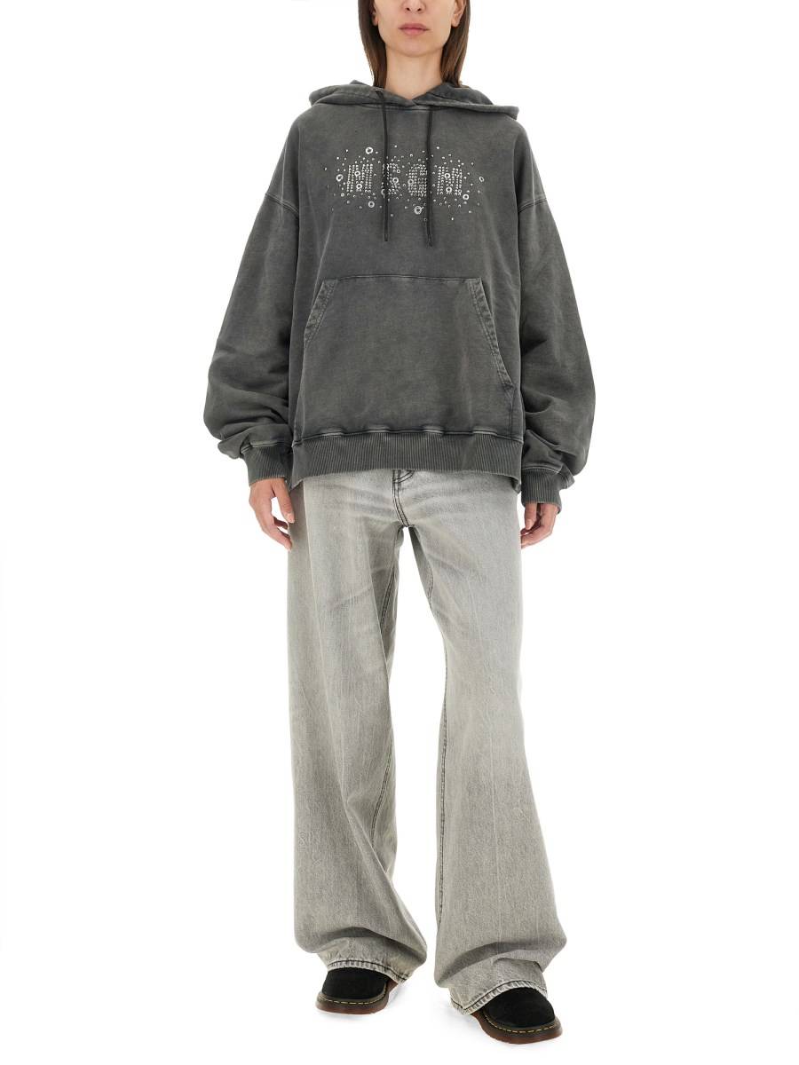 MSGM FELPA CON LOGO Sottocosto
