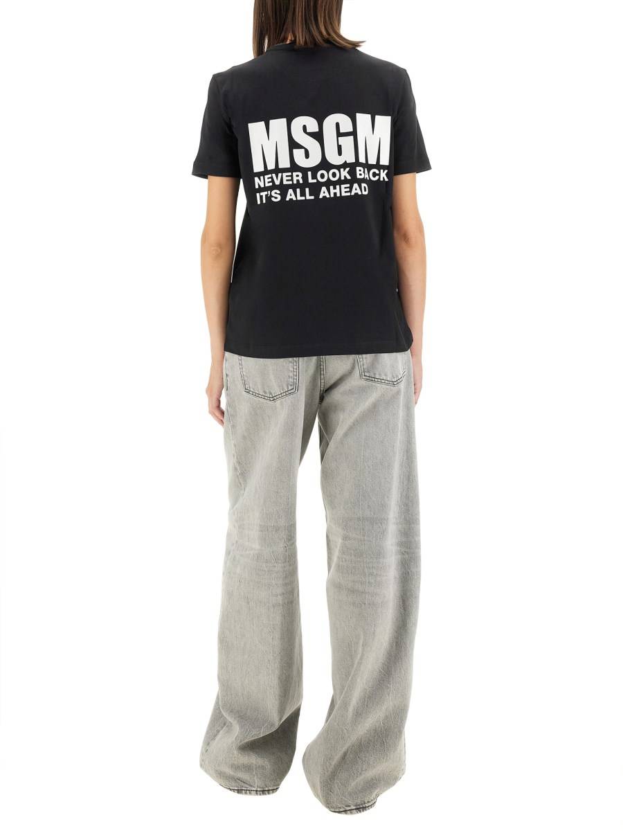 MSGM T-SHIRT CON LOGO Economico