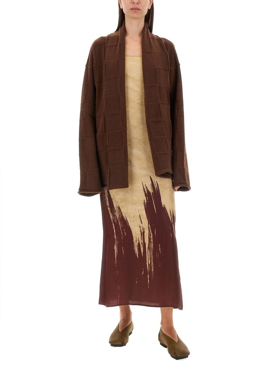 UMA WANG CARDIGAN OVERSIZE FIT IN LANA Offerte