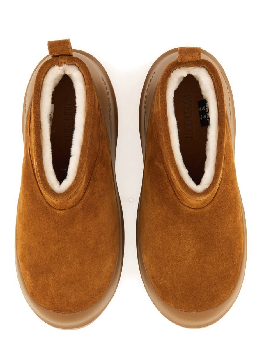 MOON BOOT STIVALE LUNA LOW IN PELLE SCAMOSCIATA Promozione