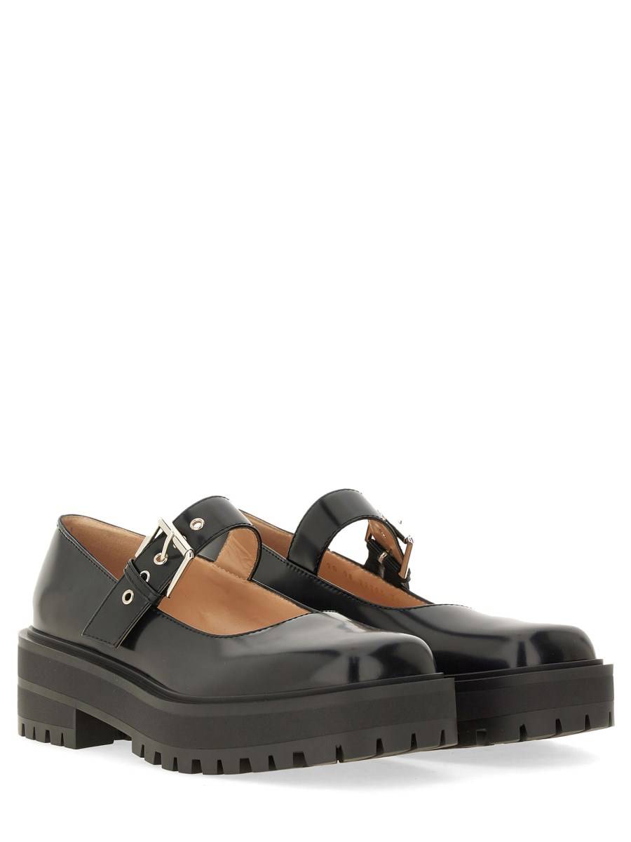 GIANVITO ROSSI SANDALO IN PELLE Vendite Flash