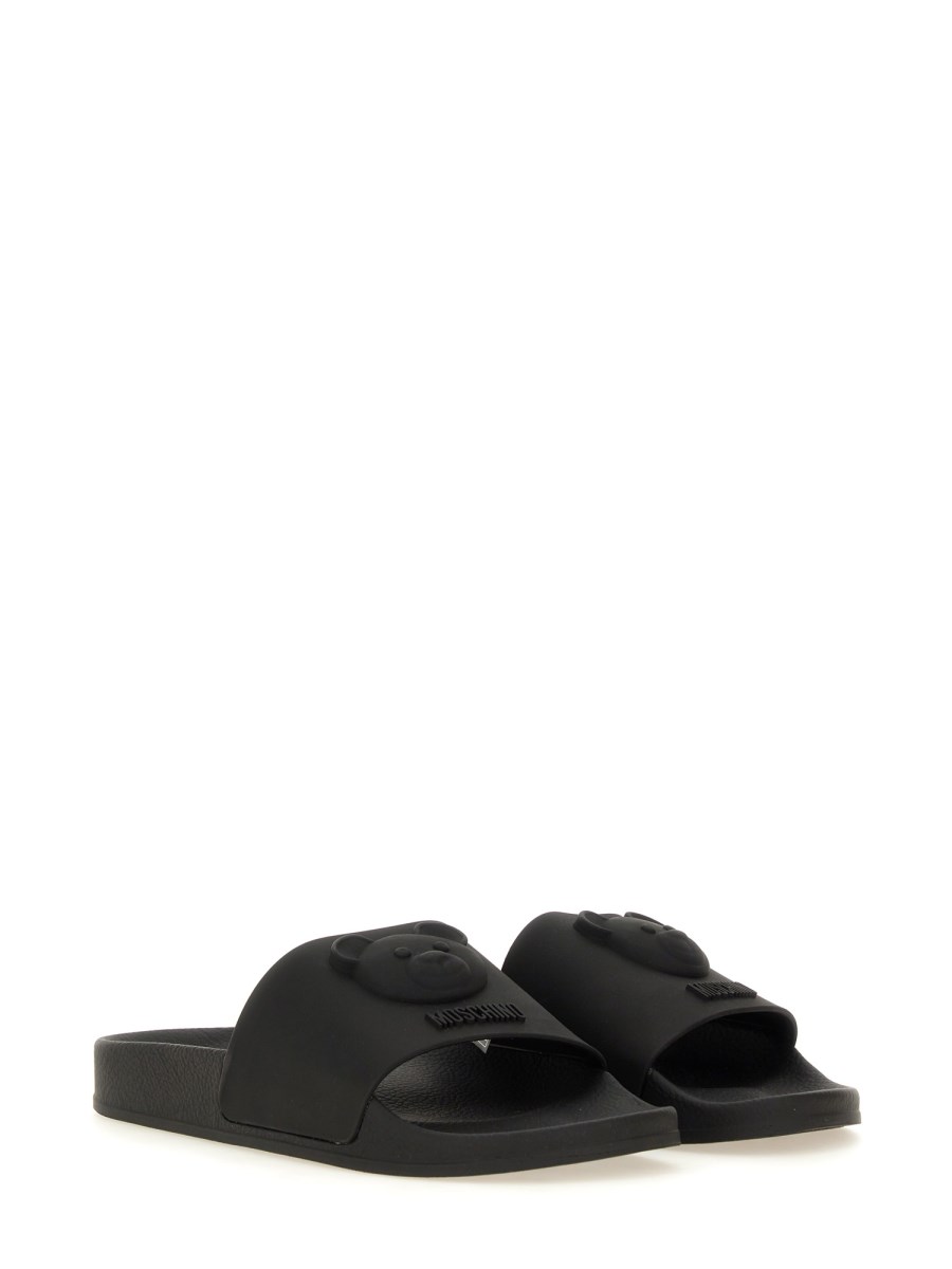 MOSCHINO SANDALO SLIDE TEDDY BEAR Nuova