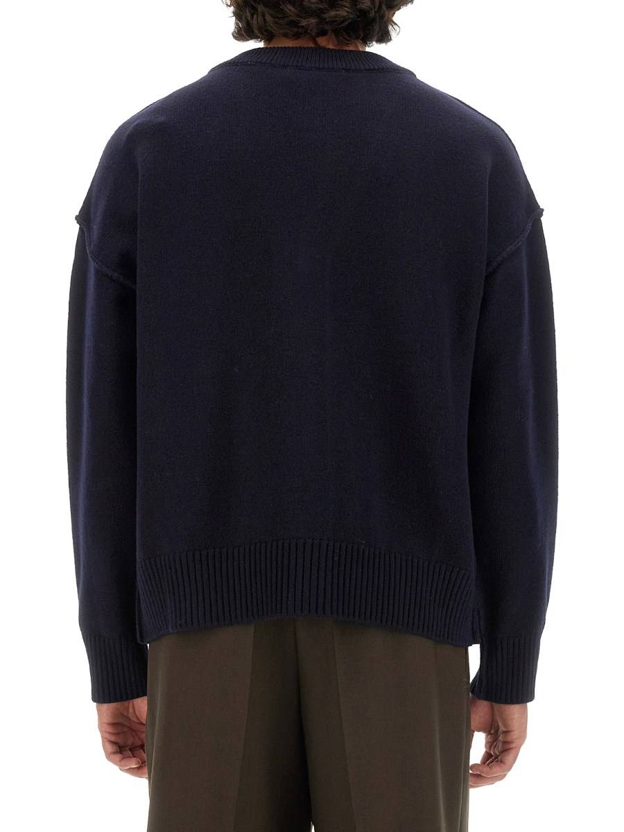 AMI PARIS CARDIGAN CON LOGO Qualità Garantita