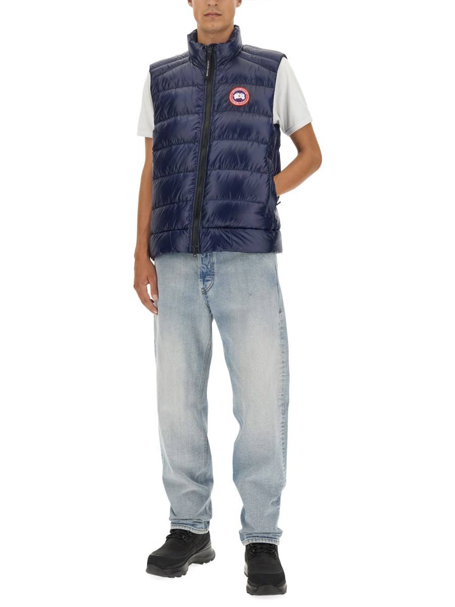 CANADA GOOSE PIUMINO GILET IN NYLON CON PATCH LOGO Promozione Limitata