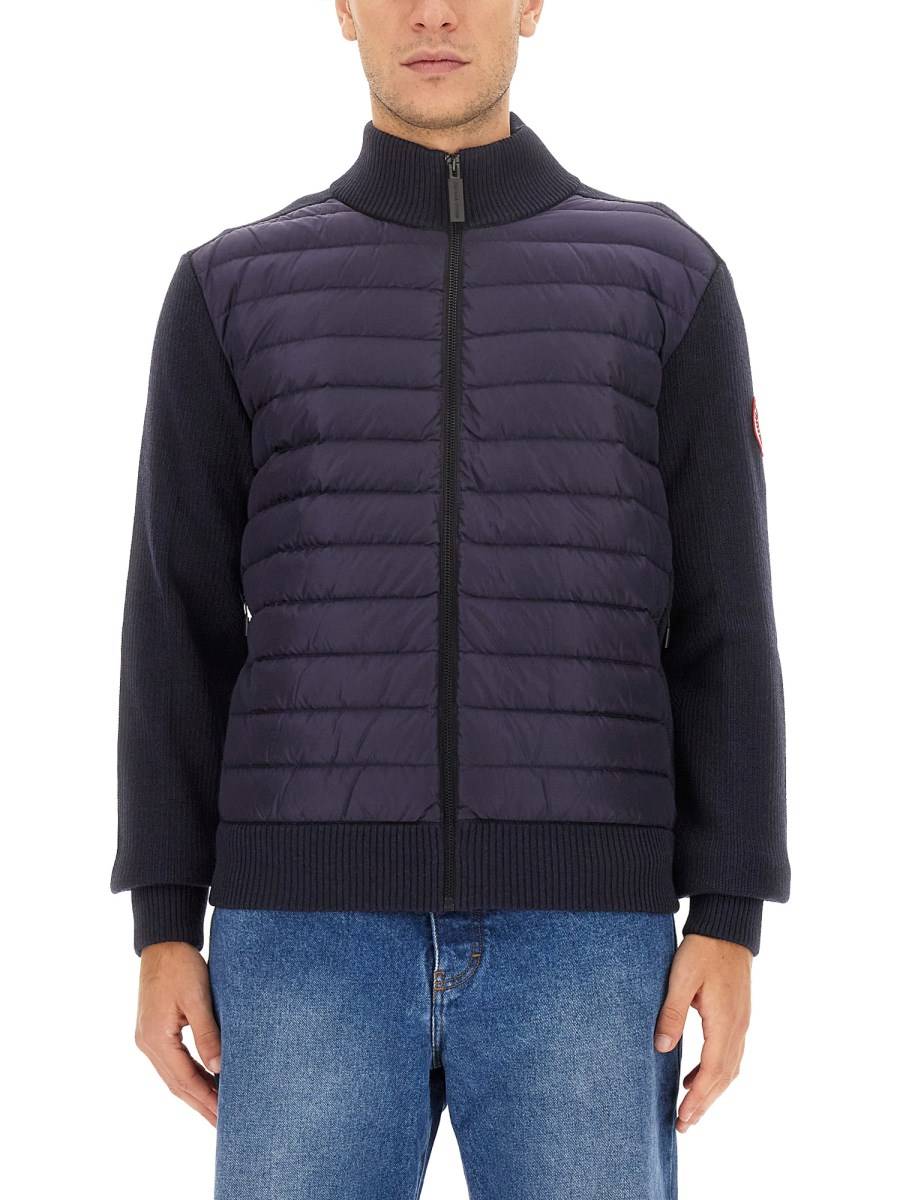 CANADA GOOSE GIACCA HYBRIDGE CON INSERTI IN MAGLIA Affare Del Giorno