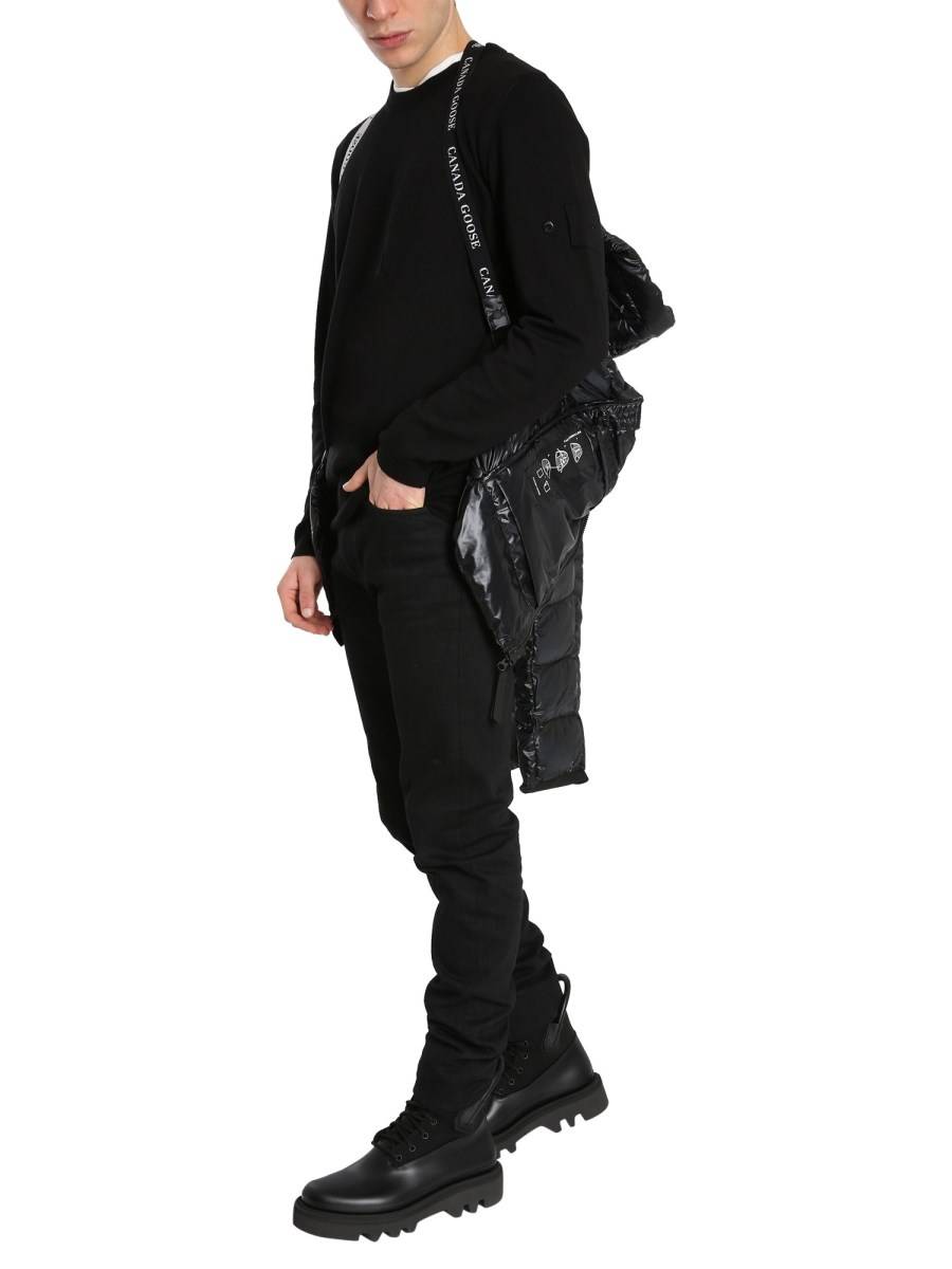 CANADA GOOSE PIUMINO CON CAPPUCCIO SIDNEY IN TESSUTO TECNICO Prezzo Ridotto