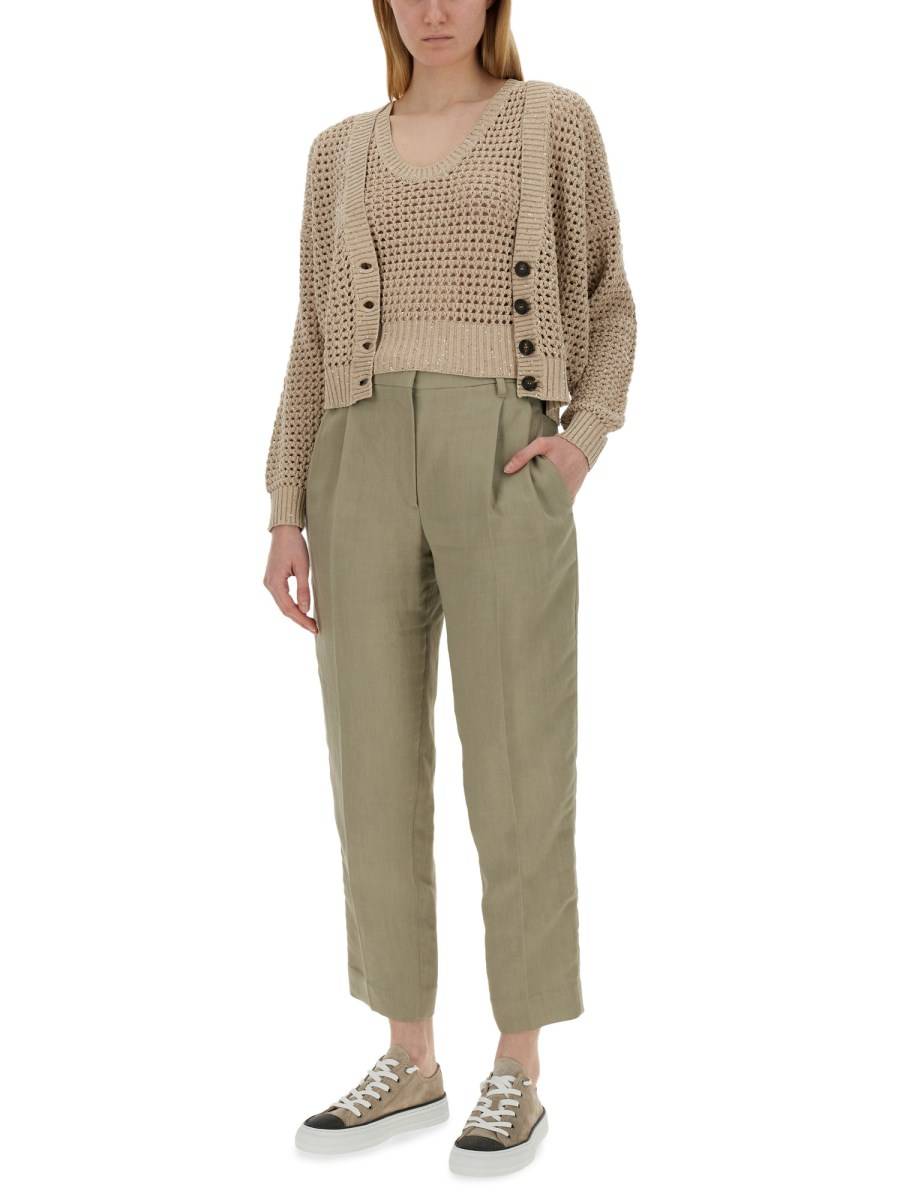 BRUNELLO CUCINELLI GILET A RETE Sottocosto