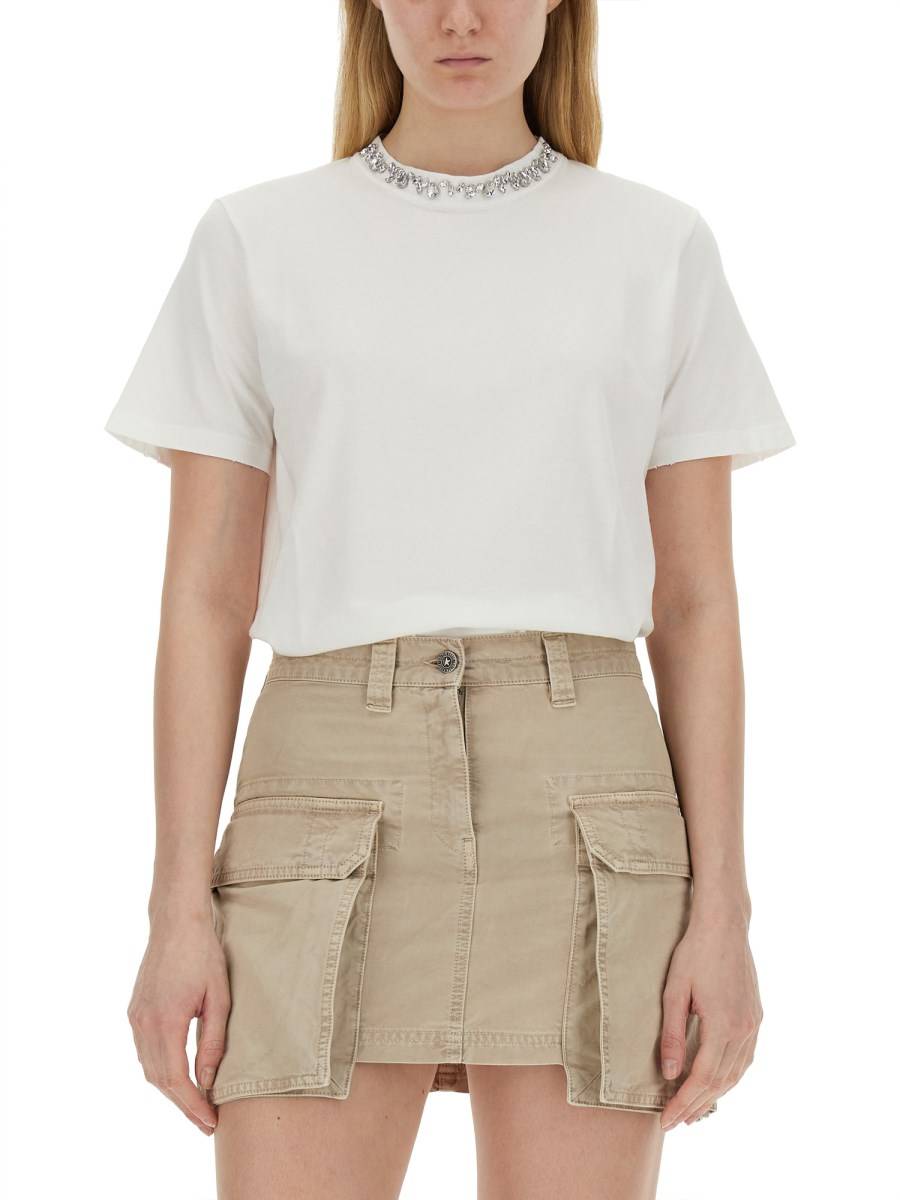 GOLDEN GOOSE T-SHIRT IN JERSEY DI COTONE Online
