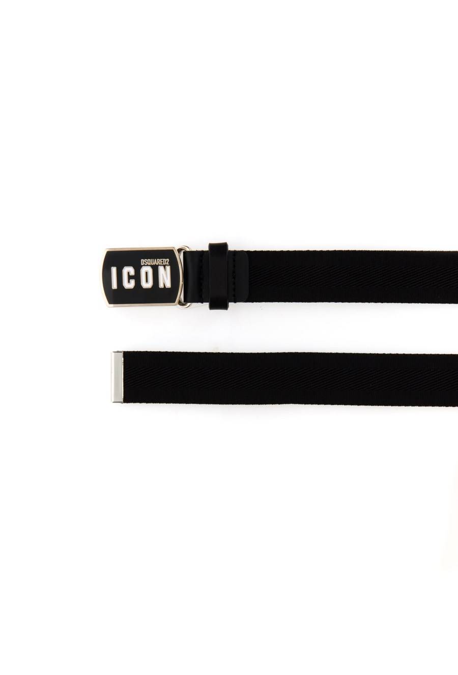 DSQUARED CINTURA BE ICON IN TESSUTO TECNICO Promozione