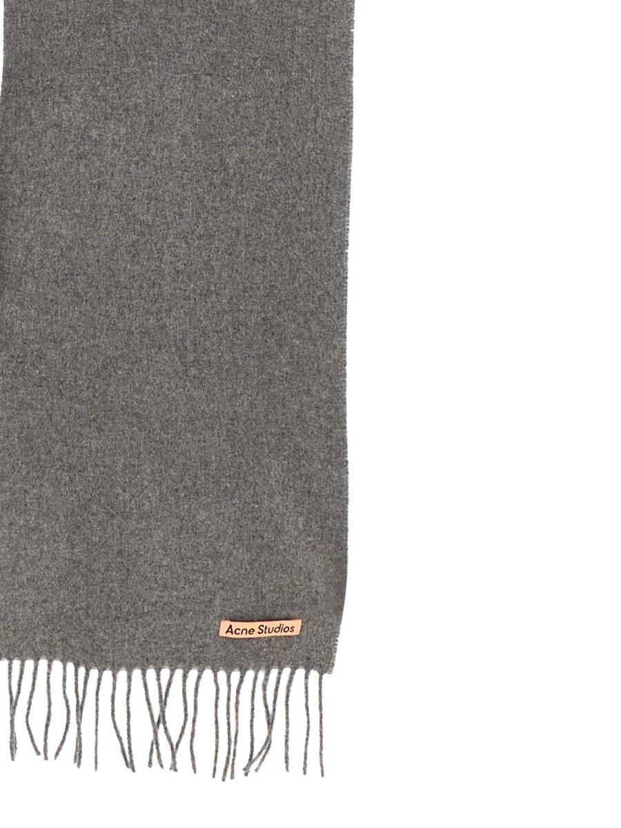 ACNE STUDIOS SCIARPA IN LANA CON LOGO Pezzi Unici