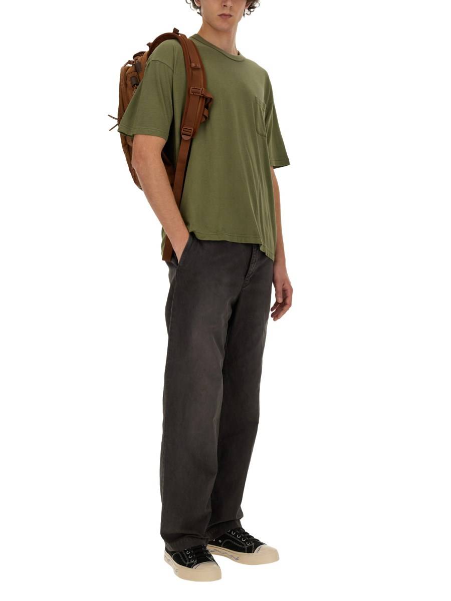 VISVIM T-SHIRT IN COTONE E SETA Vendita