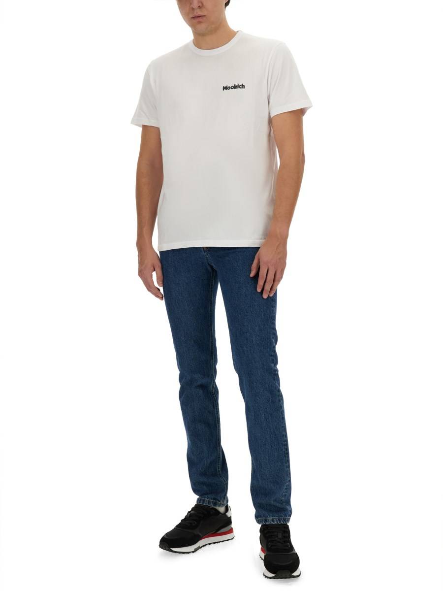 WOOLRICH T-SHIRT CON LOGO 50% di sconto con spedizione gratuita
