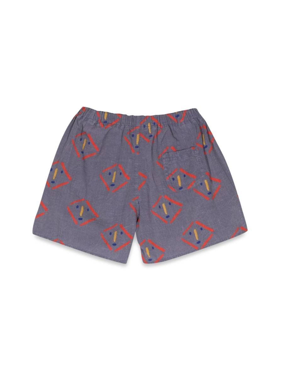 BOBO CHOSES masks all over woven shorts Offerta