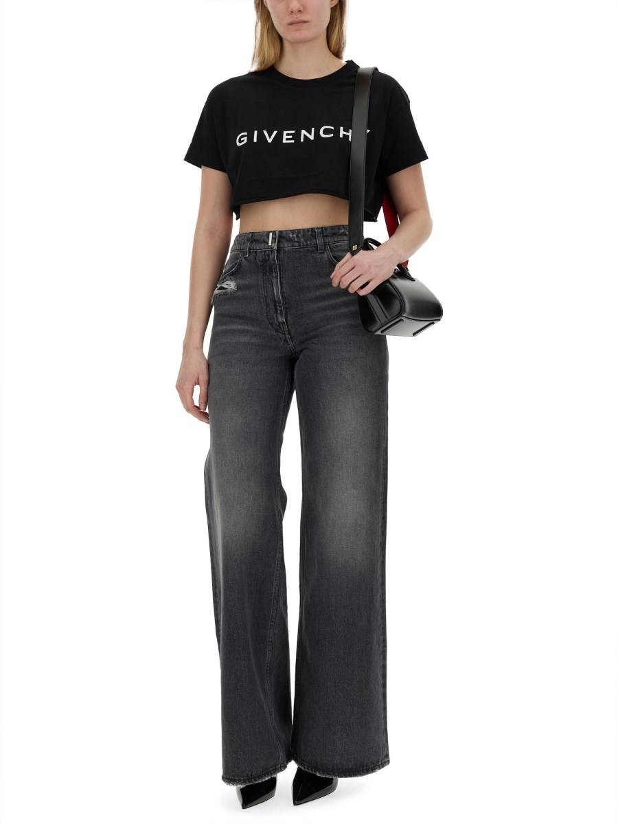 GIVENCHY T-SHIRT IN JERSEY DI COTONE CON LOGO Prezzo basso