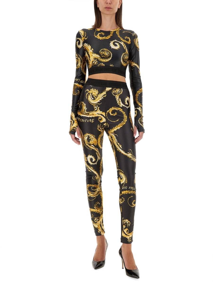 VERSACE JEANS COUTURE TOP CROPPED Ultimo giorno