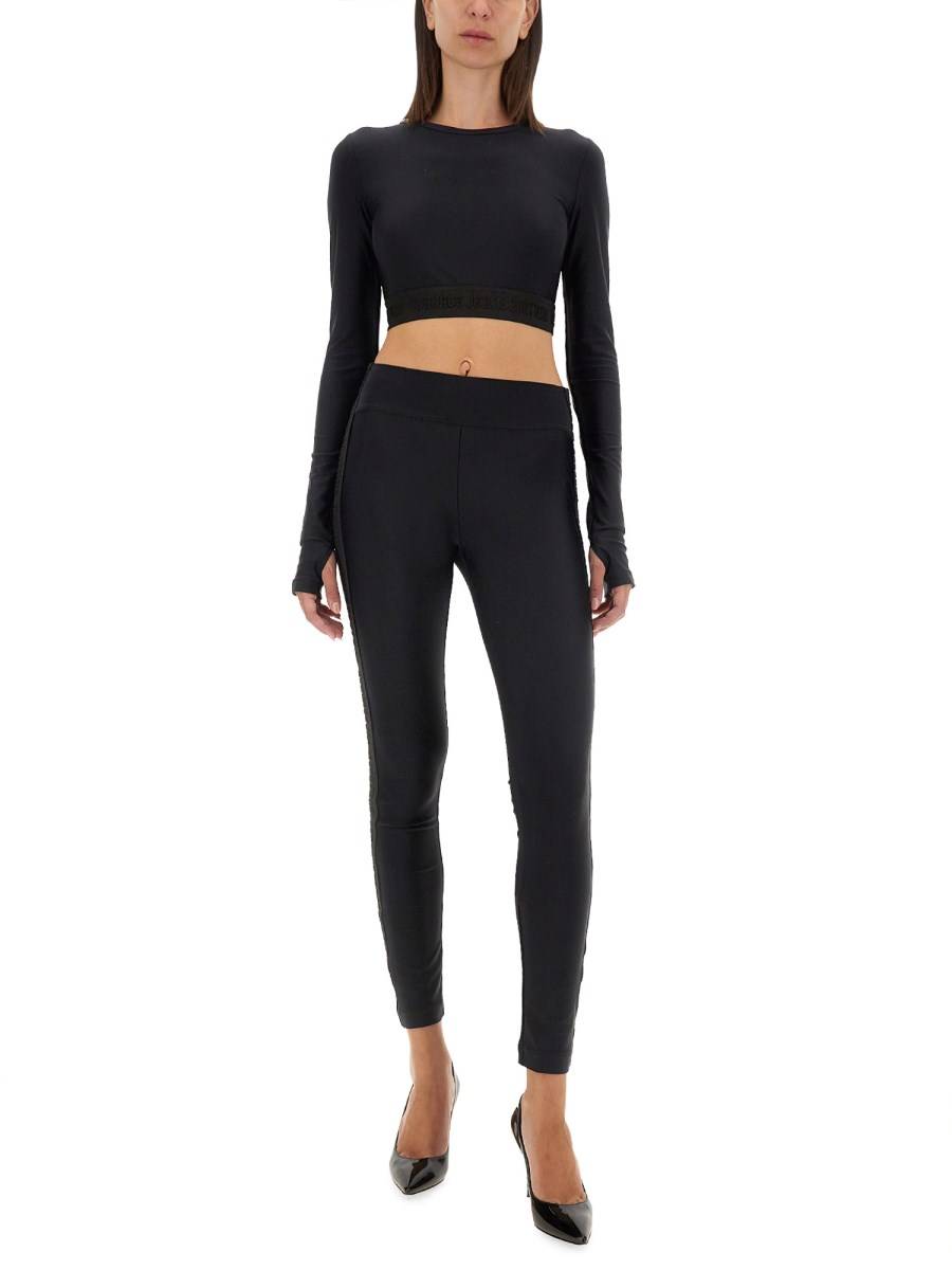VERSACE JEANS COUTURE TOP CROPPED Promozione temporanea