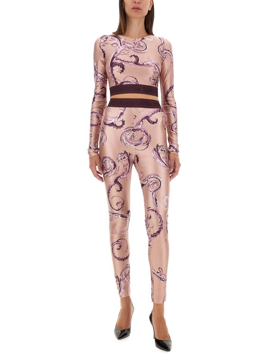 VERSACE JEANS COUTURE TOP CROPPED Fino al 50% di sconto