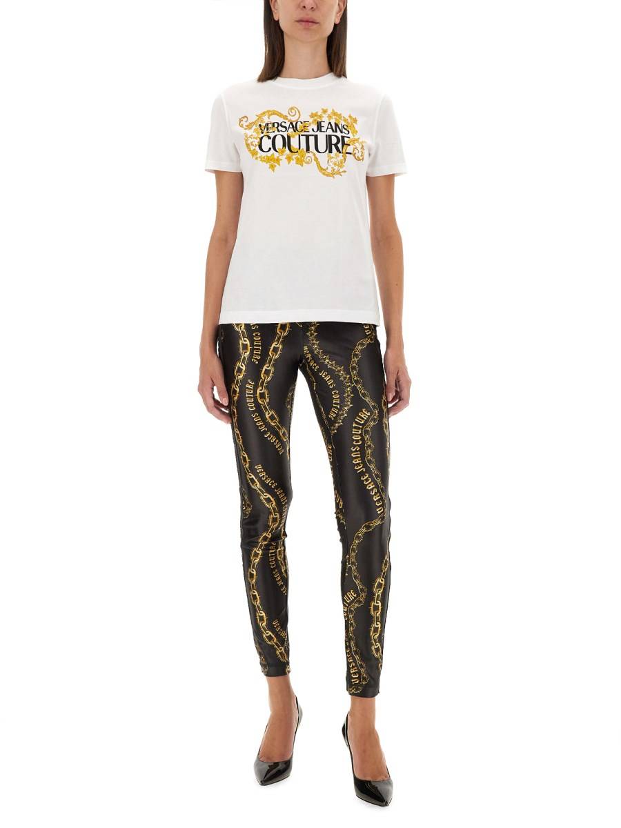 VERSACE JEANS COUTURE T-SHIRT CON LOGO Fino al 60% di sconto