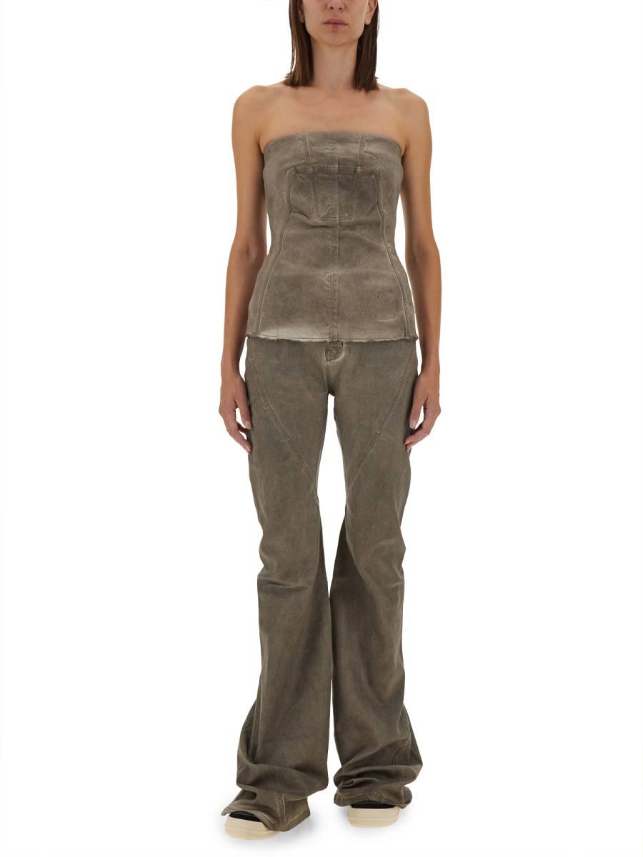 RICK OWENS DRKSHDW TOP BUSTIER Super sconto