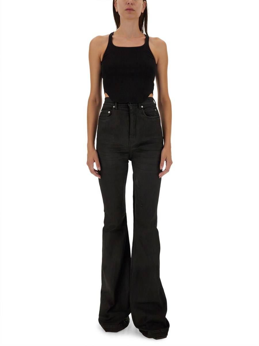 RICK OWENS DRKSHDW PANTALONE IN DENIM Officina