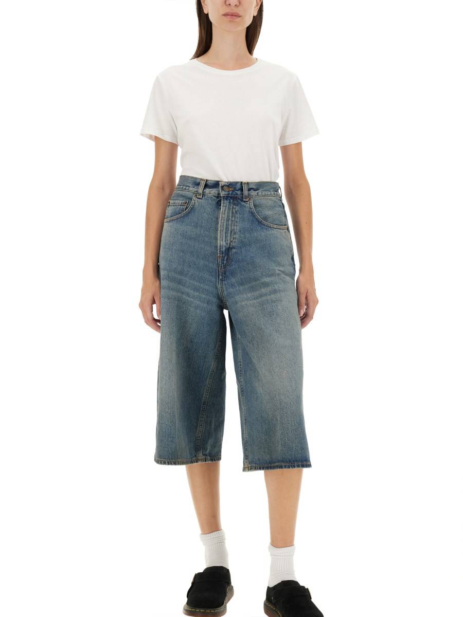 HAIKURE BERMUDA BELLE IN DENIM DI COTONE Flash Sale