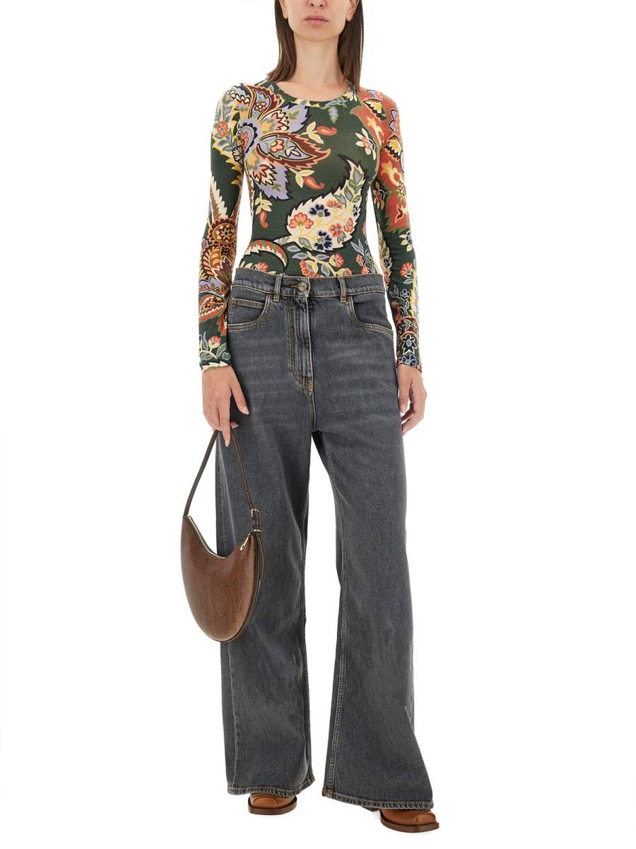 ETRO TOP PAISLEY IN JERSEY Offerta Pasqua