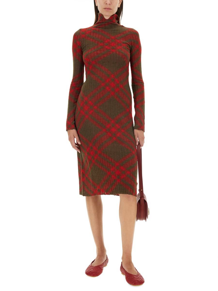 BURBERRY ABITO IN MISTO LANA CHECK Lightning offer