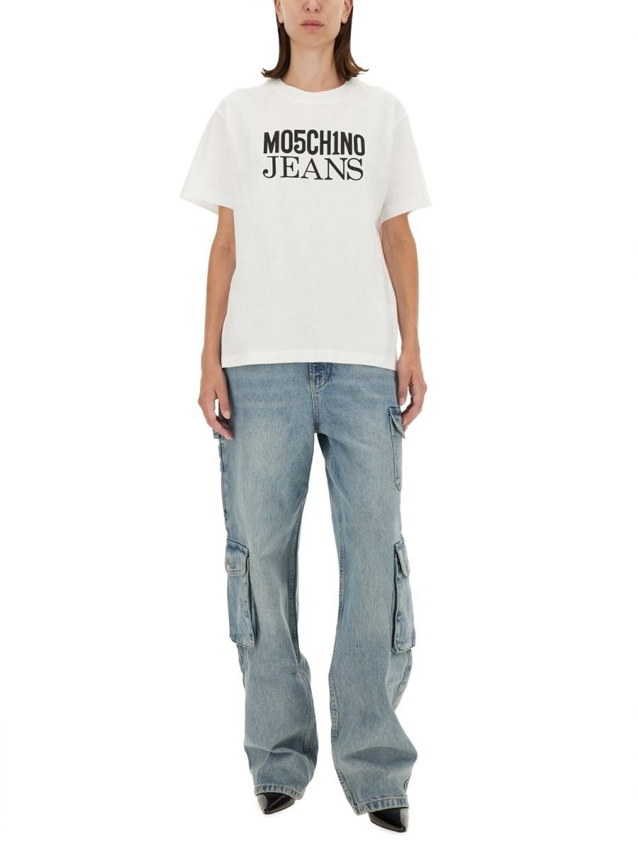 MOSCHINO JEANS T-SHIRT CON LOGO Only for today