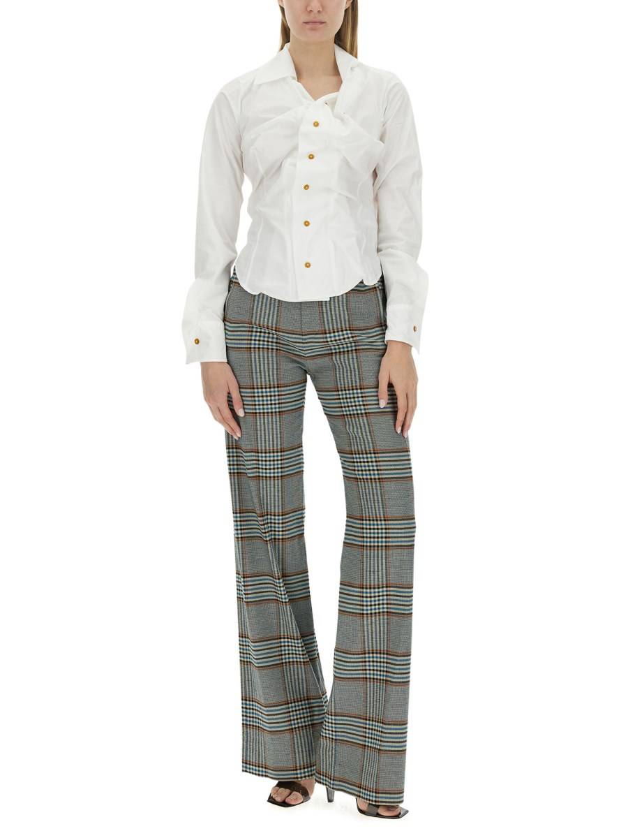 VIVIENNE WESTWOOD CAMICIA "DRUNKEN" Sostegno trimestrale